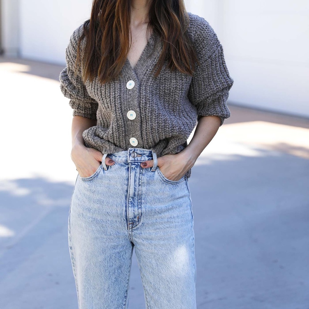 Babaa cardigan No. 19 Mini dark mist